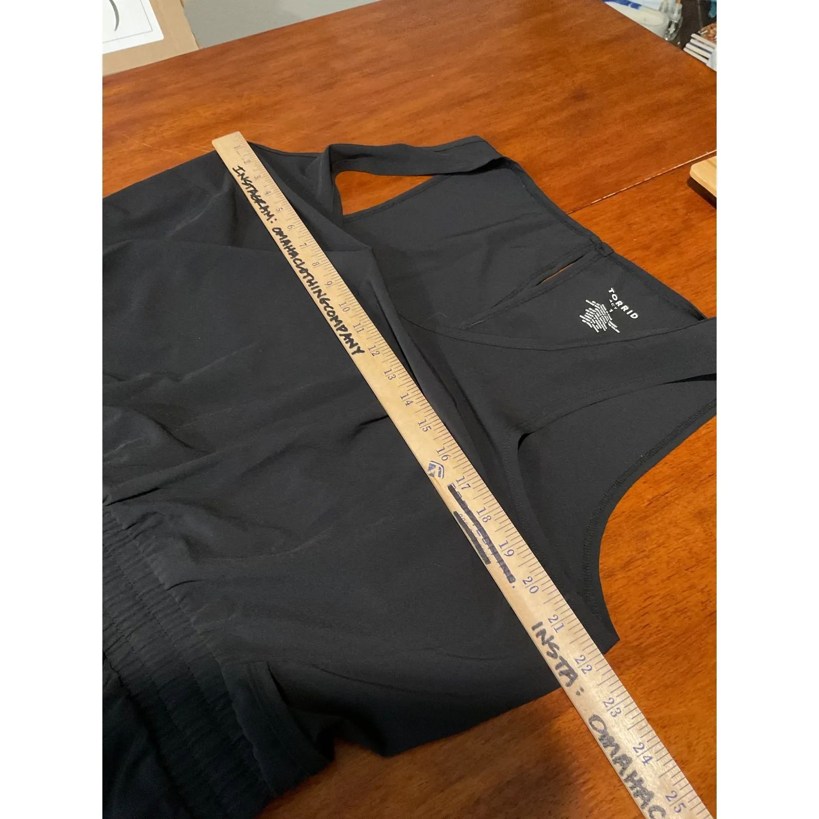 TORRID ACTIVE Black Sleeveless Romper Drawstring 1X Womens Shorts Athleisure Size undefined - Image 4