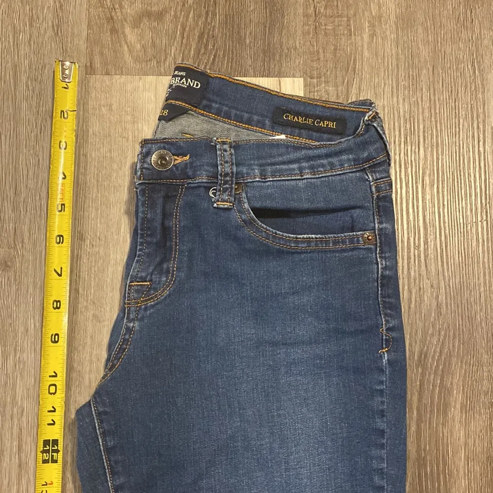 LUCKY BRAND womens low rise blue Charlie Capri stretch jeans size 6/28 - Image 8