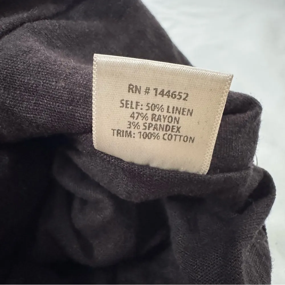 Stone Cold Fox Naples Black Strapless Jumpsuit Size 1 S Linen Tassel Fitted Chic - Image 10