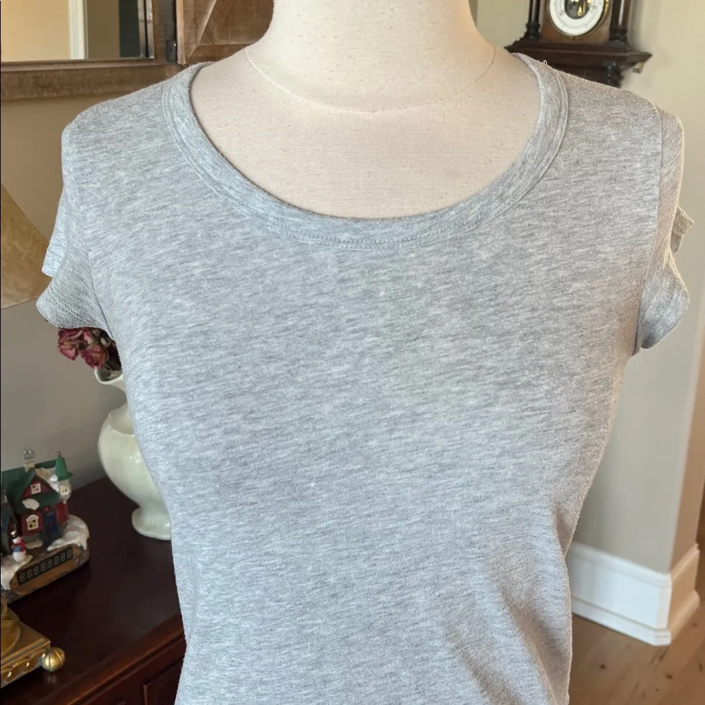 Gray Women's Babydoll Tee Size XS - Image 2