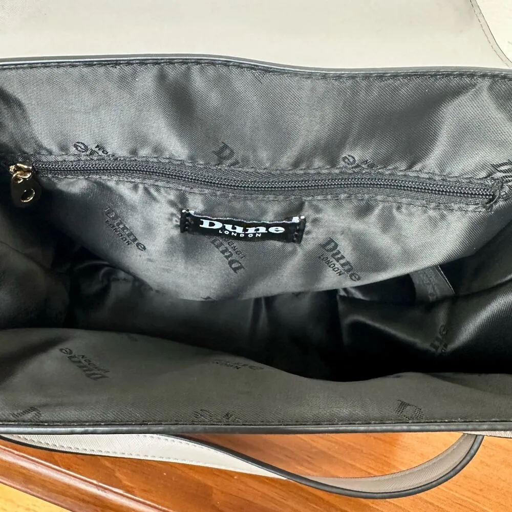 Dune London Two-Tone Satchel Bag Top Handle - Image 13