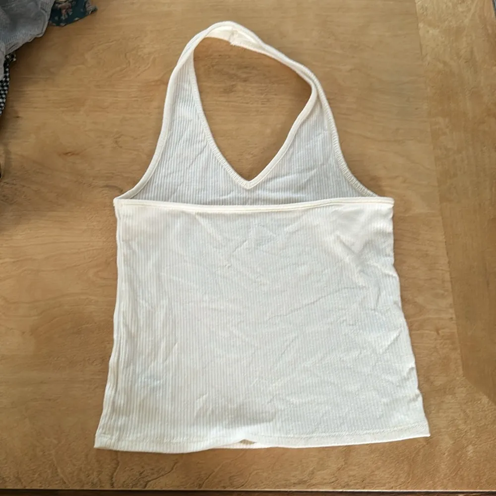 Cream American eagle halter top - Image 2