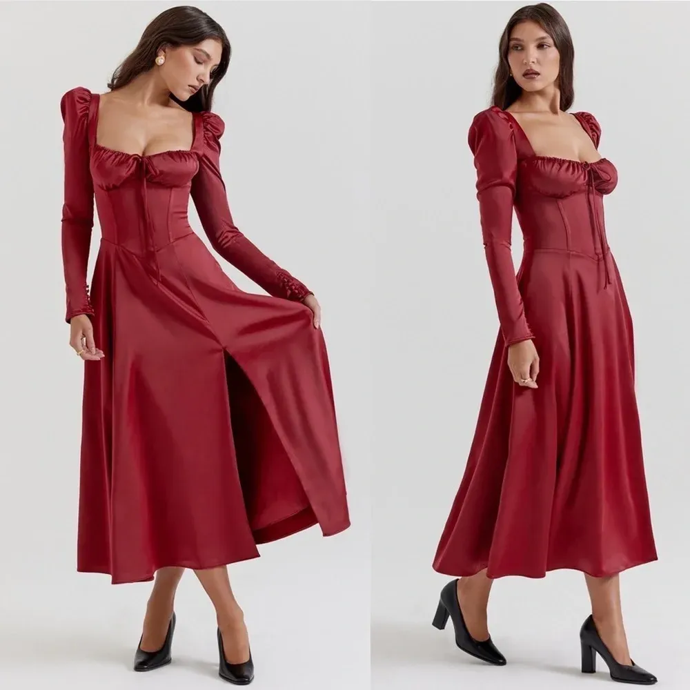 HOUSE OF CB 'Sebille' Ruby Corset Midi Dress NWOT‎ size M $285 - Image 2