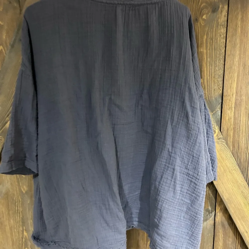 Free People oversized gauze top - Image 2