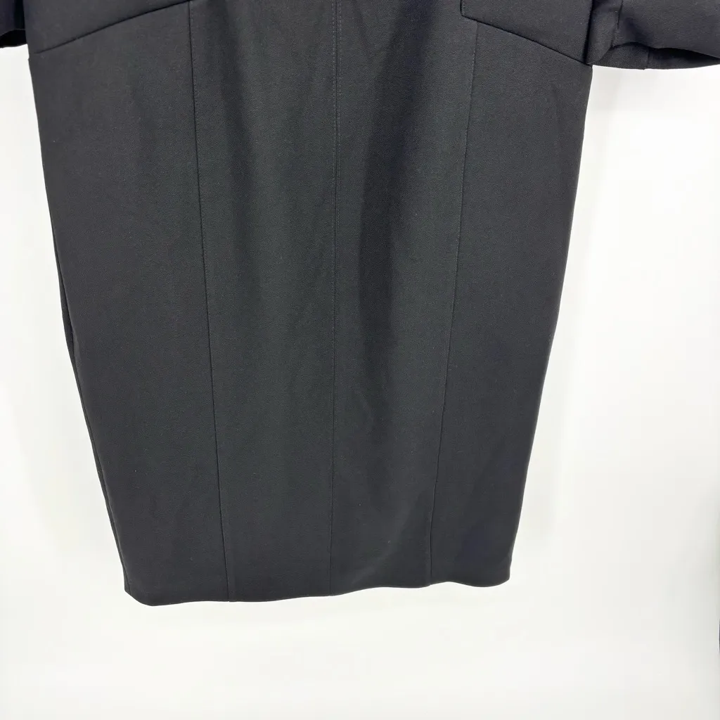 Karen Millen Compact Stretch Belted Forever Pencil Midi Dress Size 12 - Image 5