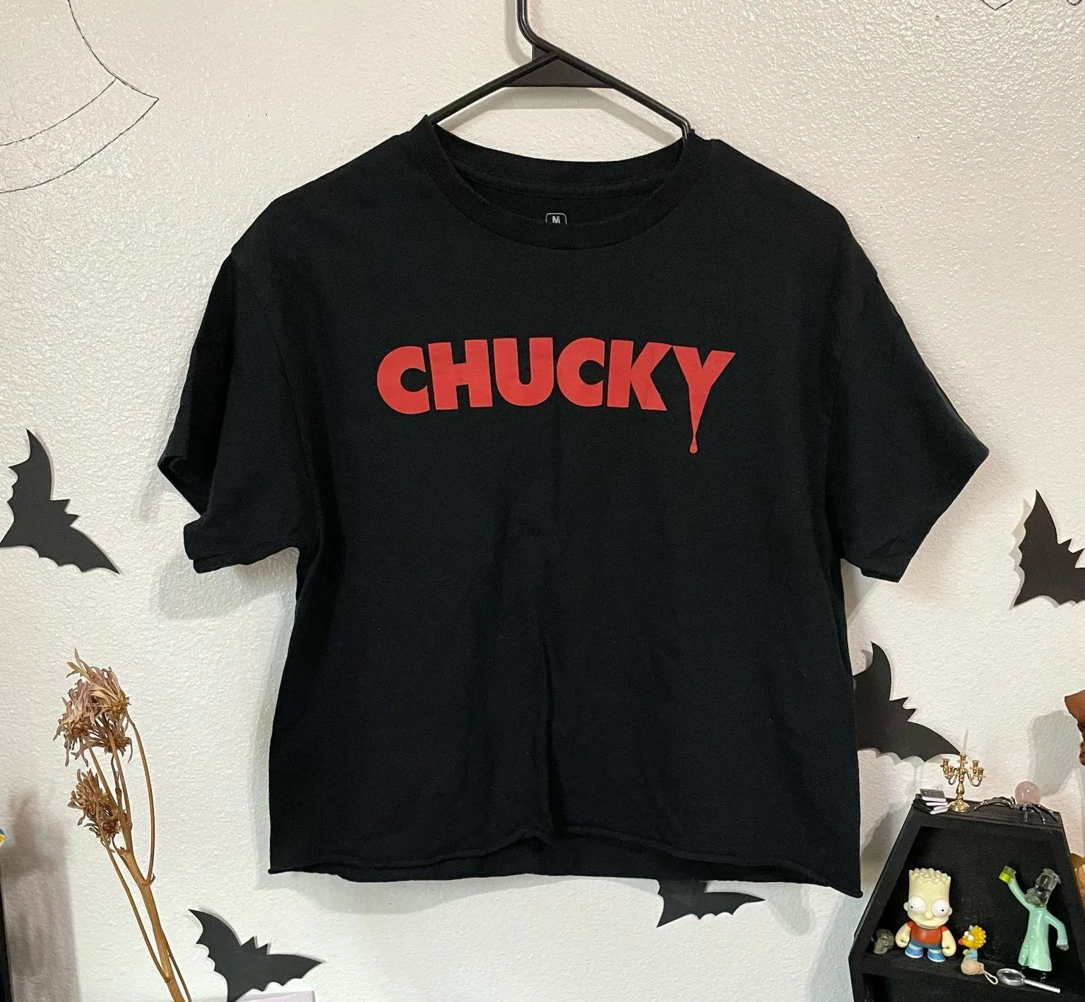 Horror Movie Chucky Childs play Halloween graphic tee Black Size M - Image 2