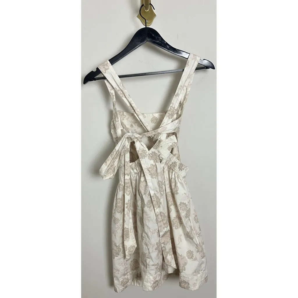 FREE PEOPLE Meet Me In Maui Dress in Ivory Combo Size Large - Image 7