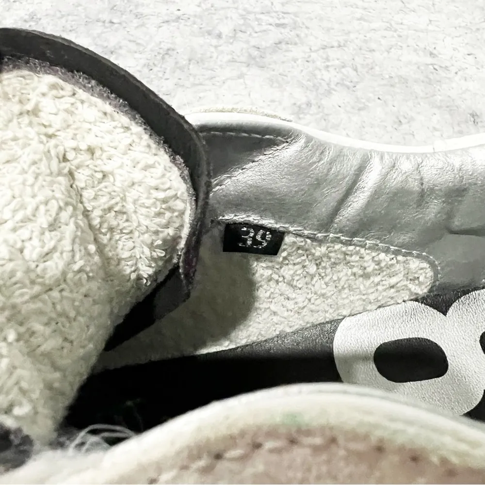 P448 Thea Rainbow Sneakers White Leather Size 39 - Image 4