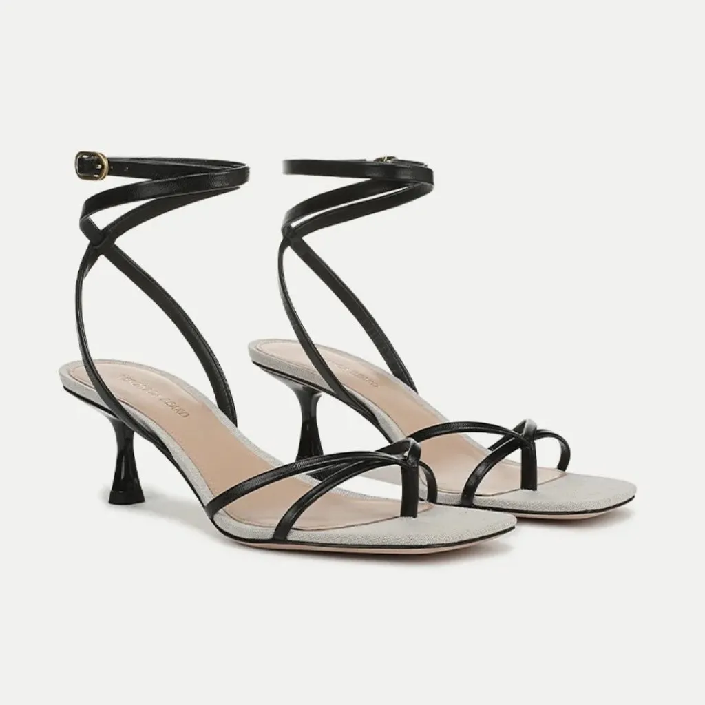 Veronica Beard Caterina Low Heels in Black 9 With Box Womens Sandals - Image 15