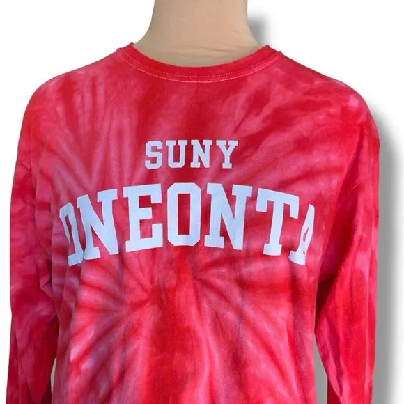 SUNY Oneonta Red Tie - Image 2