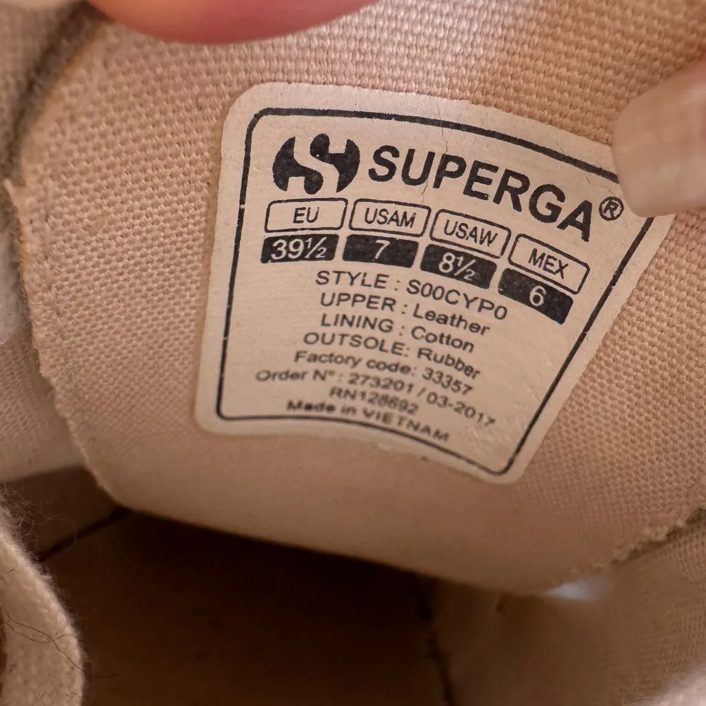 Superga Women's White Sneakers with Floral Embroidery - Image 5