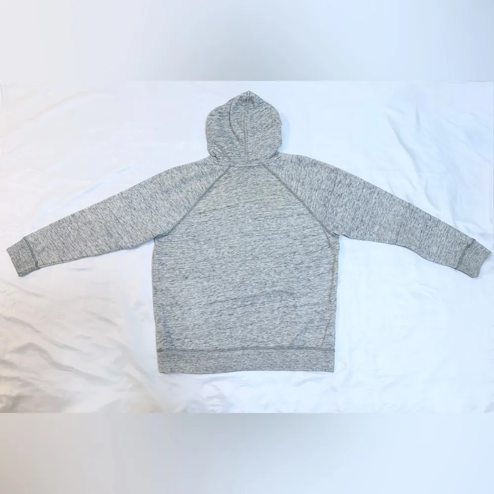 Vintage Abercrombie Glitter Logo Pullover Hoodie - Heather Grey - 15/16 (XS/S) - Image 6