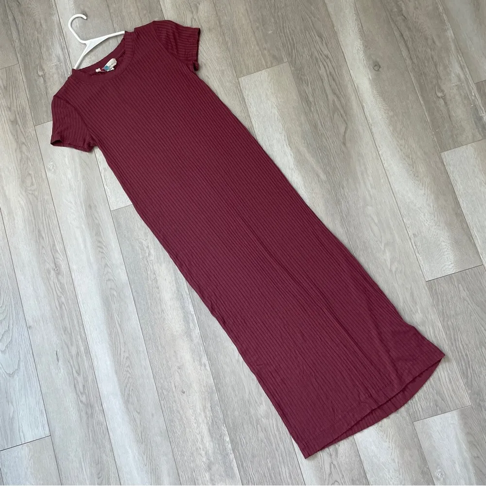 Free People Dress simone tee midi womens Red (xsmall) beach bodycon - Image 7