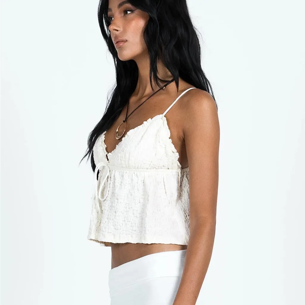 Princess Polly Kellan Top Cream - Image 4