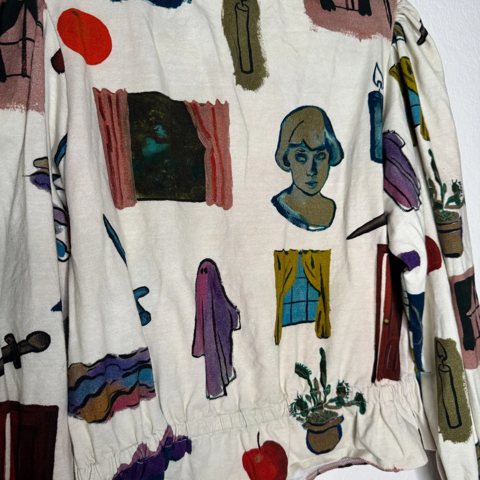 Samantha Pleet Cloud Shirt in Dreaming Print Size L - Image 10