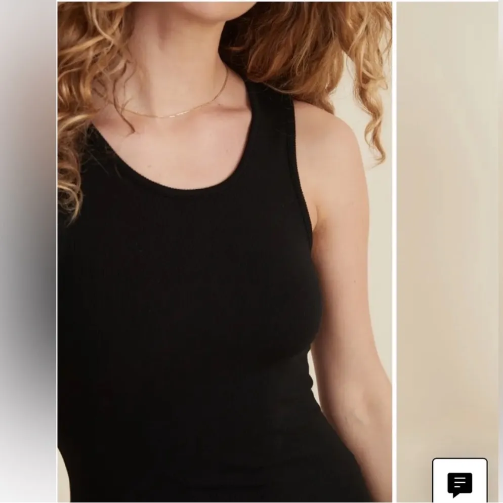 Marine Layer Lexi Ribbed Daytime Midi Dress Black Small - Image 6