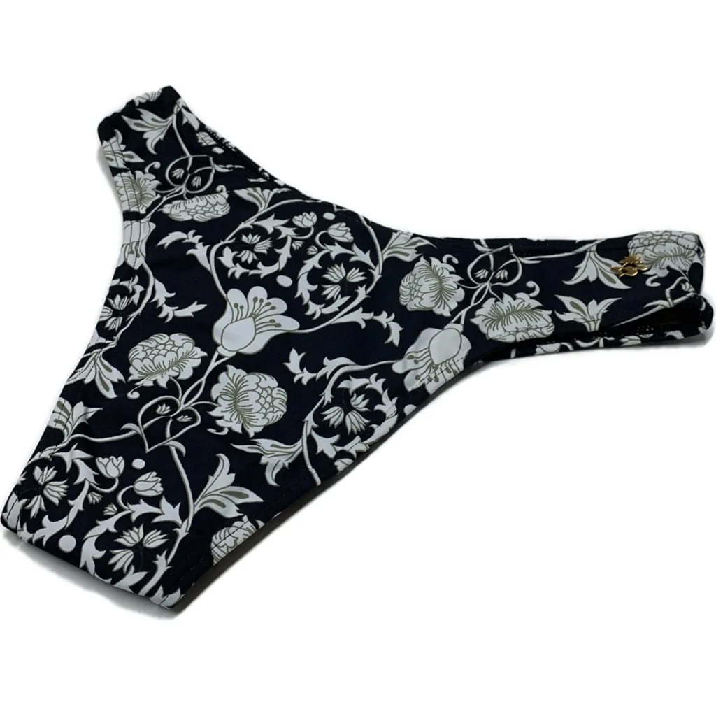 Cia Maritima Black Floral Cheeky Bikini - Image 10