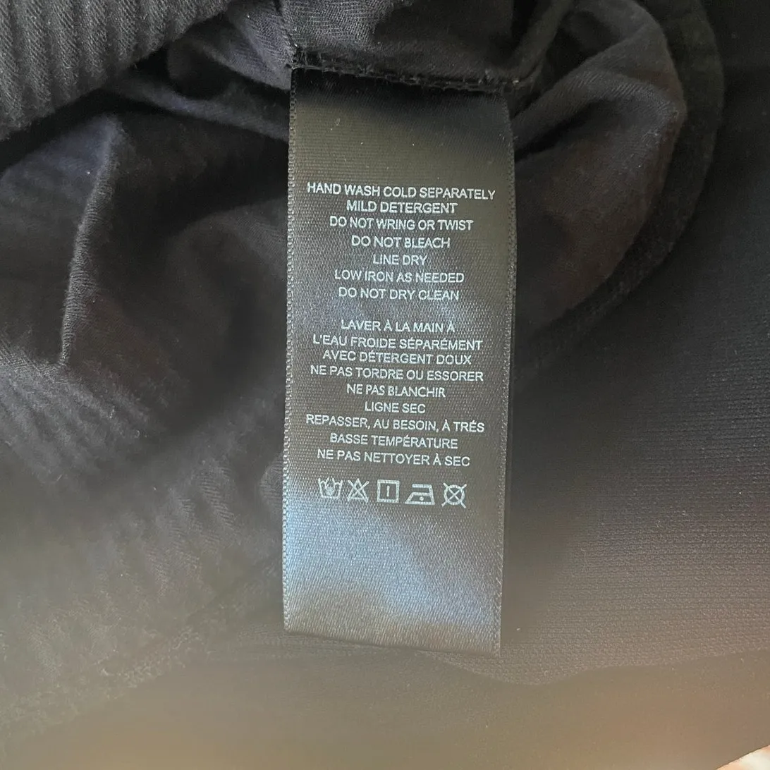 Free People We the Free Charley Linen Vest in Black Women's sz. S - Image 8