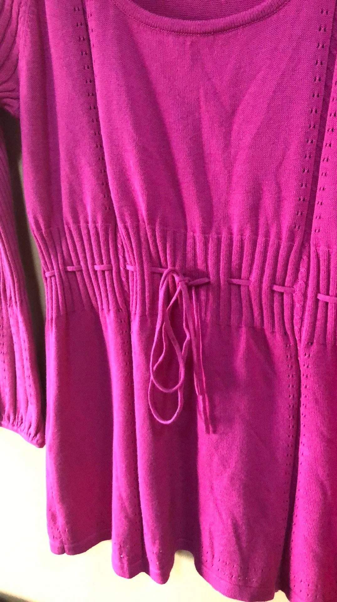 Fuchsia Tunic Top Size M - Image 3