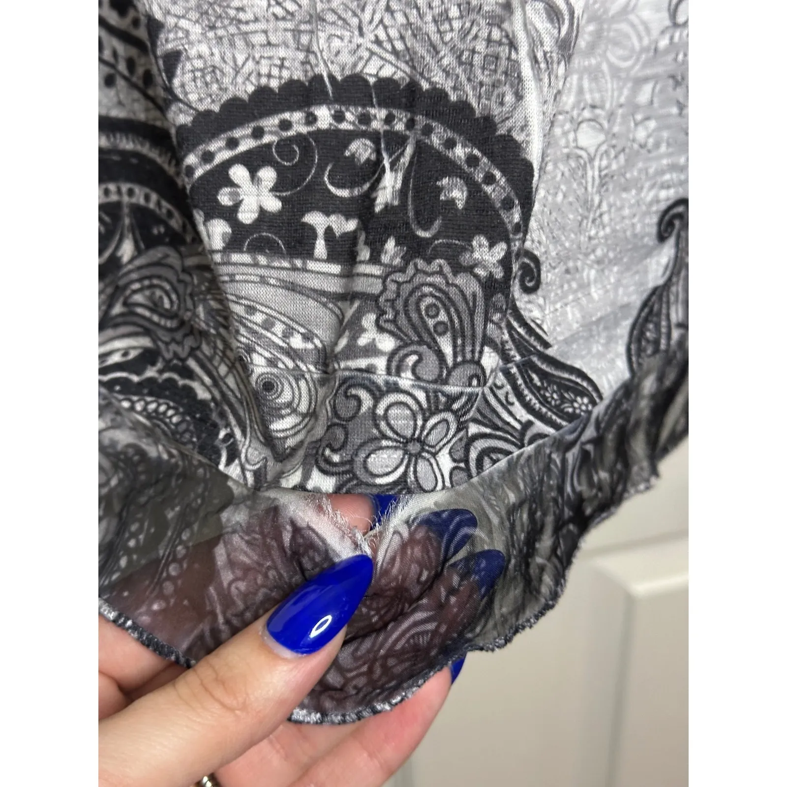 Oneworld Y2K Paisley Print Top Size 2X - Image 5