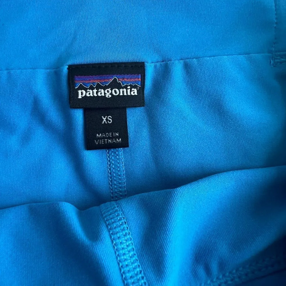 Patagonia Blue Marble Swirl Tech Fishing Active Skort Rivermouth: Radar Blue XS - Image 3