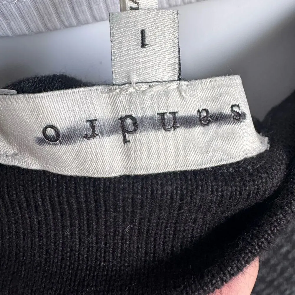 Sandro Paris Jacquard Ruffle Textured Skirt Size 1 - Image 7