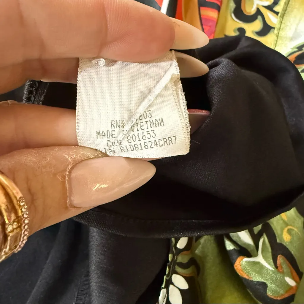 VTG Y2K Sleeveless A Line Funky 90s HCO Party Dress Sz 10 Moody Gothic Lolita Black - Image 5