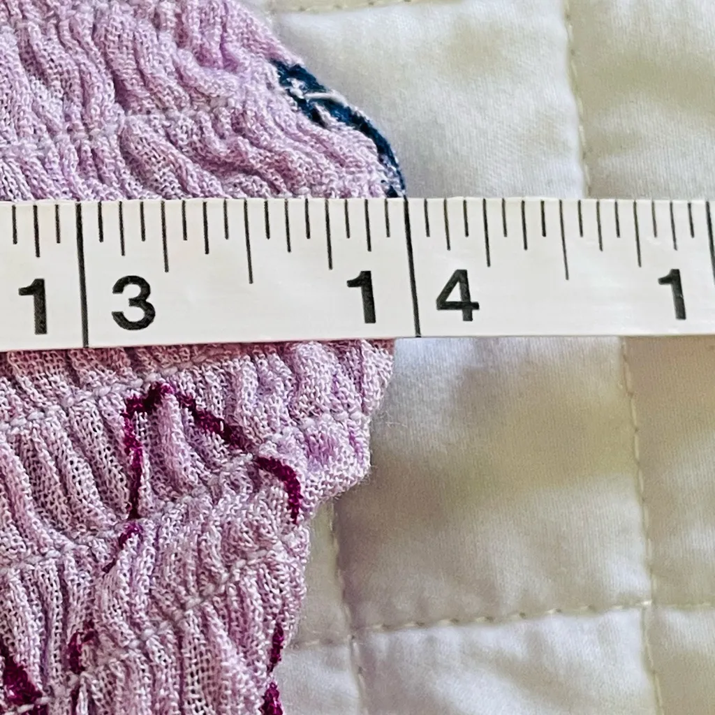 Free People Intimately Garden Party Maxi Dress Floral Smocked size Small - Image 9