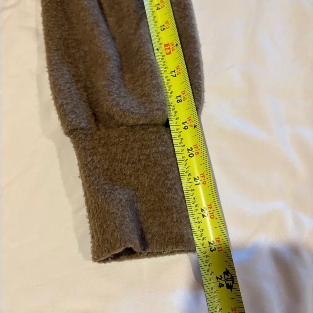 Zenana Balloon Sleeve Mock Neck Sweater women’s M - Image 10