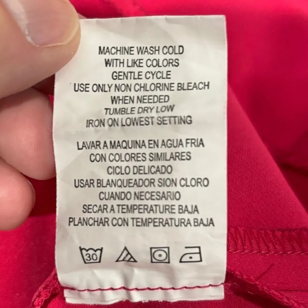 Gianni Bini GB Pink Salmon Mini Pleated Dress Spaghetti Straps Large Hoco Party‎ - Image 12