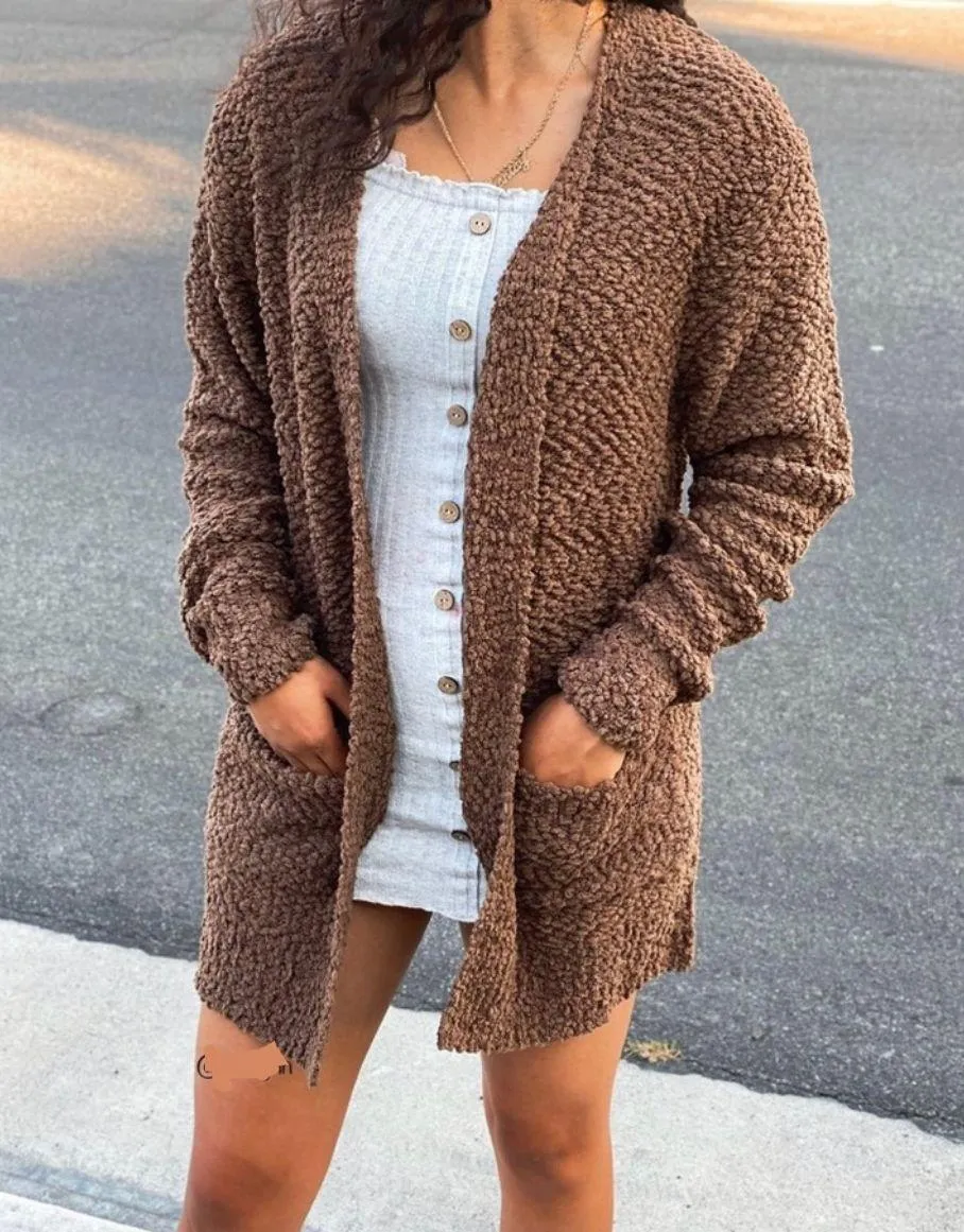 Popcorn Texture Cardigan - Image 2