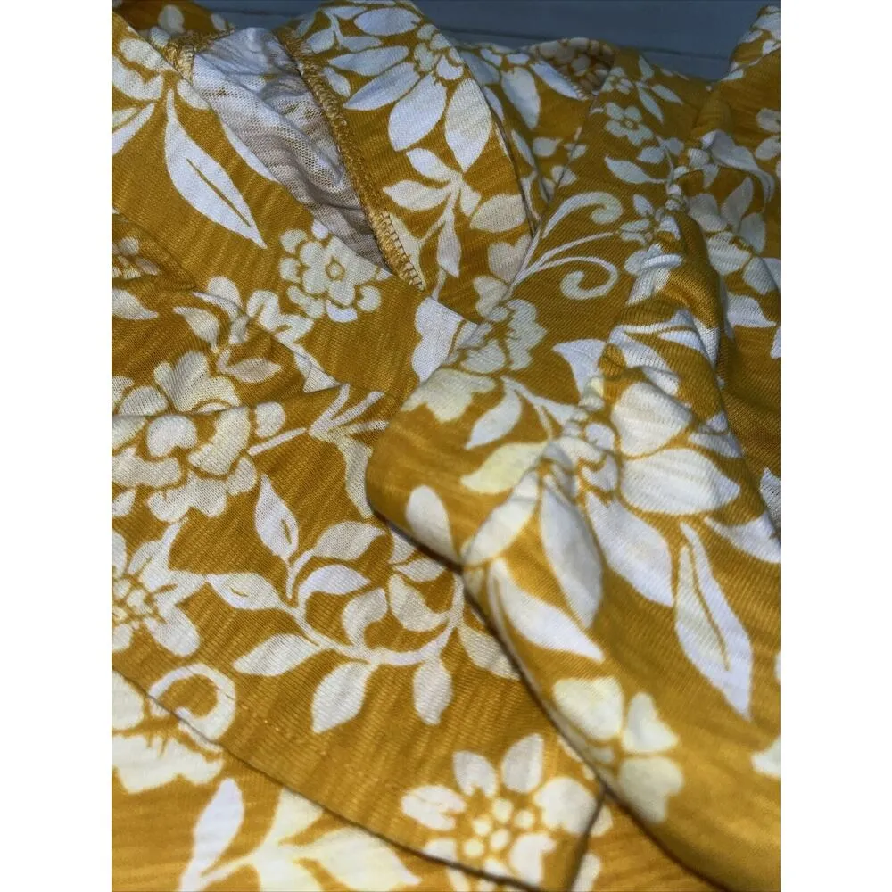 Lauren Conrad Floral Ruffle Sleeveless Tank Top 4X Women's Plus Shirt Mango Sumr - Image 13