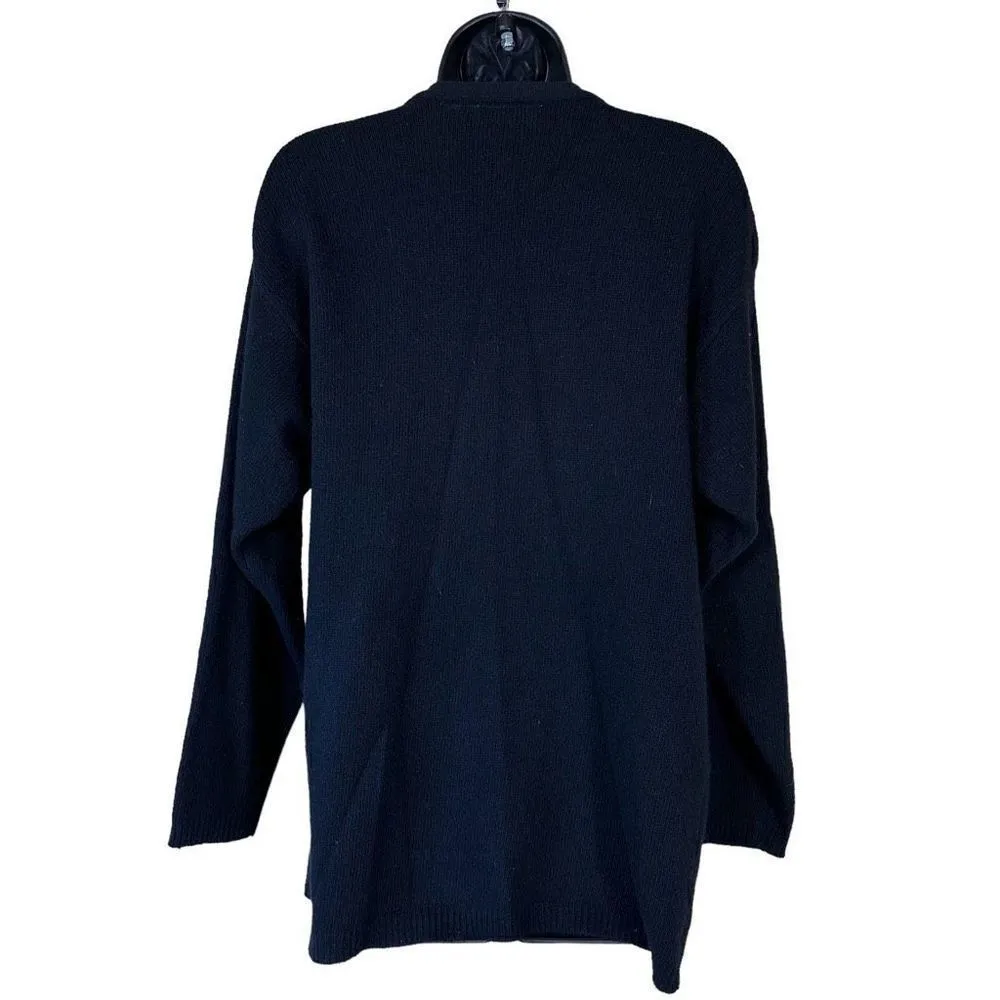 Vintage Liz Claiborne Angora Lambs Wool Cardigan Sweater Size 12 Petite - Image 5