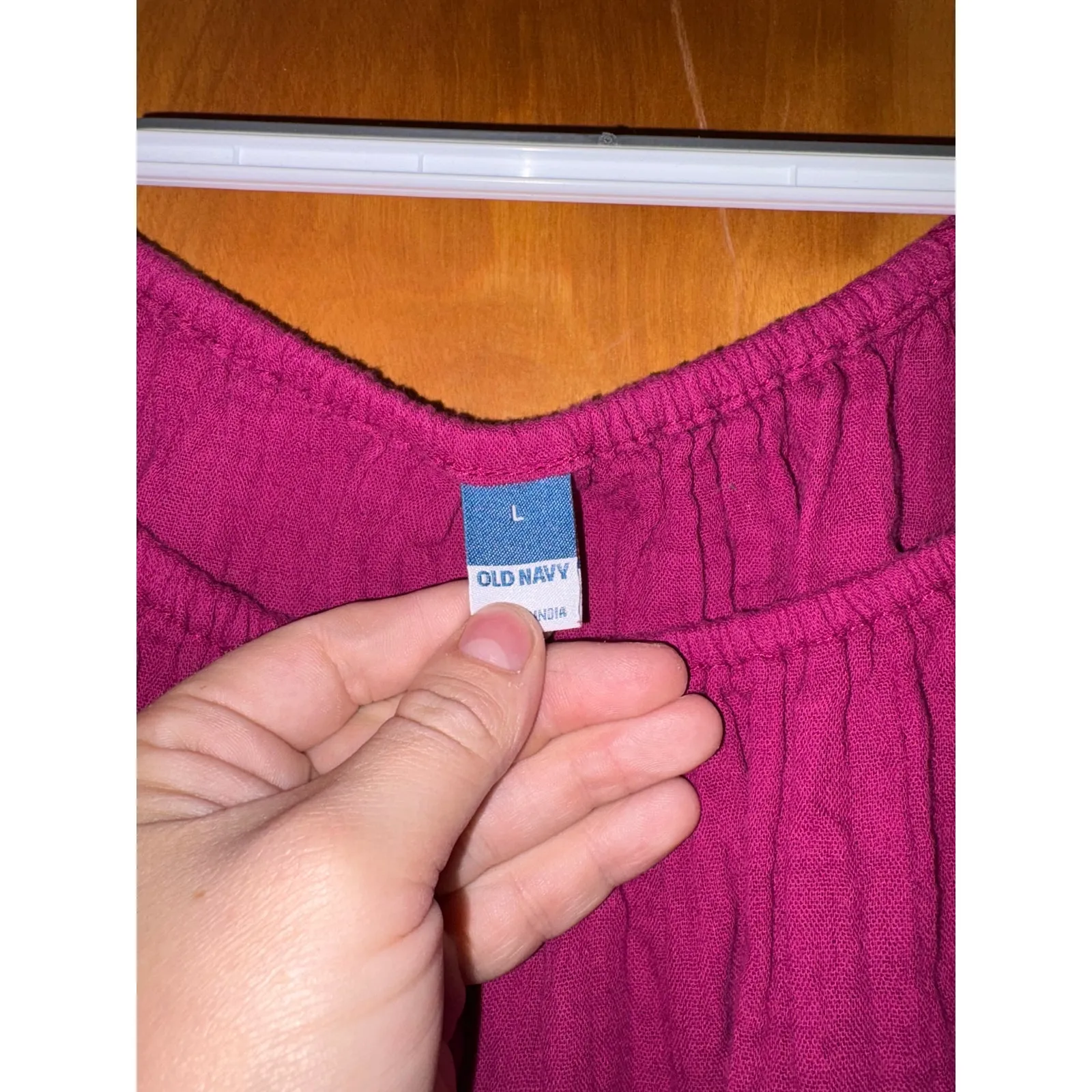 Old Navy Tiered Dress Lrg - Image 3