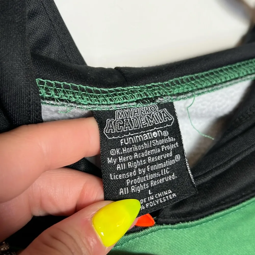 My Hero Academia Pullover Hoodie Tan Size L - Image 3