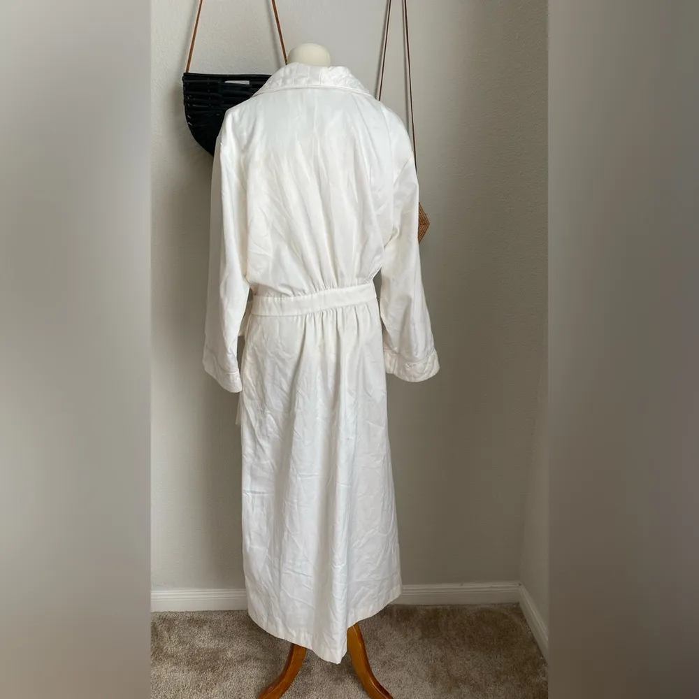 OSCAR de la RENTA White Bathrobe Robe, Size 1X - Image 3