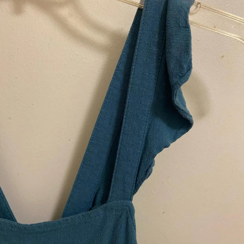 Orange Creek Women’s Teal Tank Capri  Jumpsuit Romper  S Small Bust 32” - Image 3