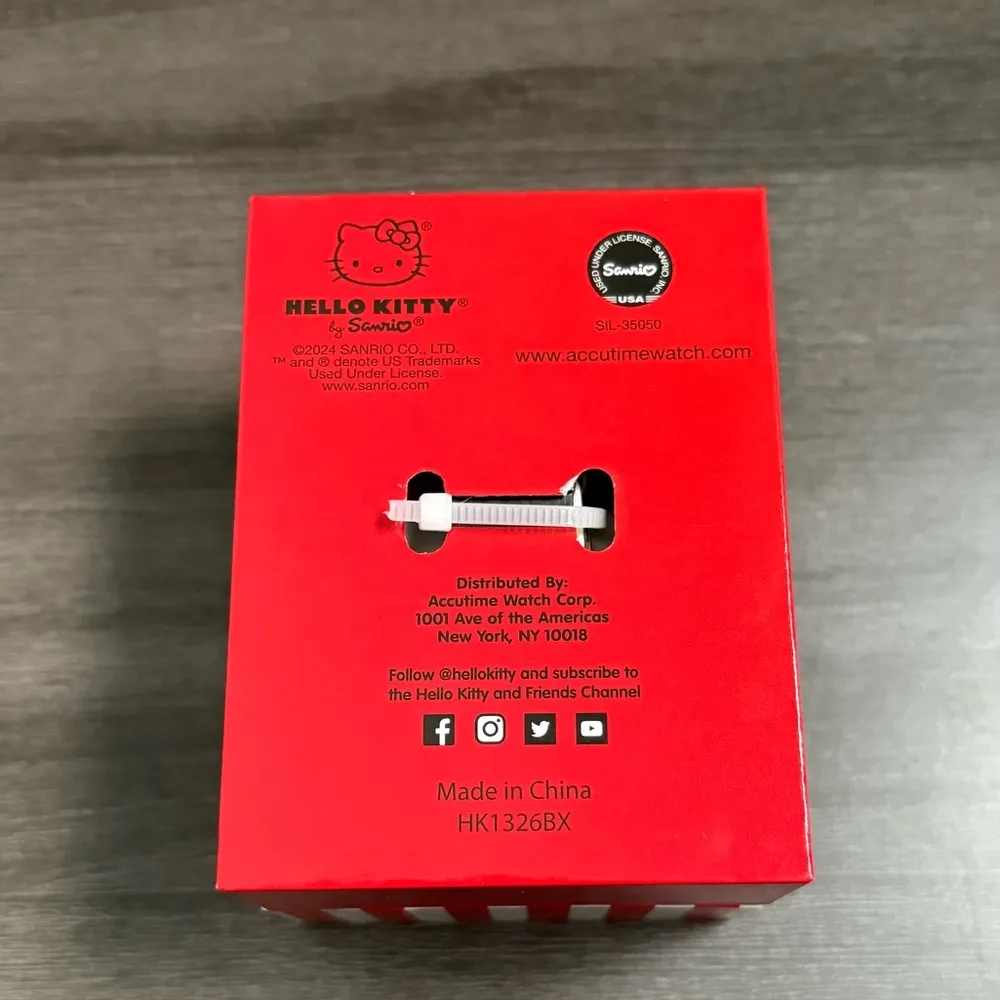 Hello Kitty White Leather Strap Watch - Image 2