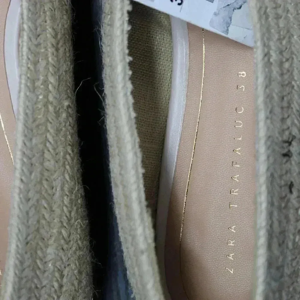 Zara Trafaluc Women’s Raffia Woven Ballet Flats - Image 8