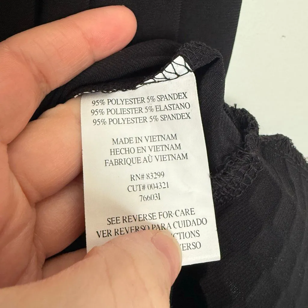 Tiana B Women’s Small Black Silver Midi Dress - Image 4