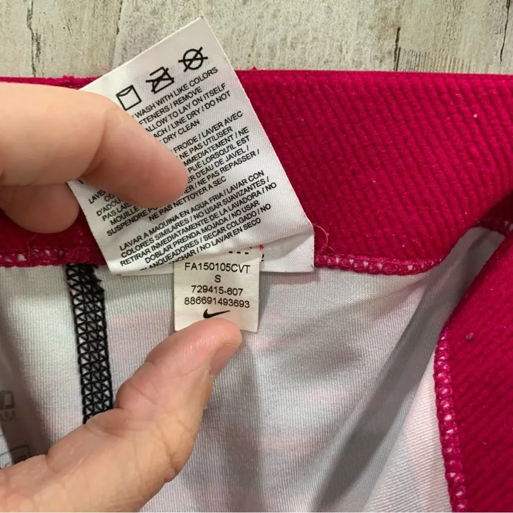 Nike Pro Haze Pink Camo Compression Capri Pants - Image 5