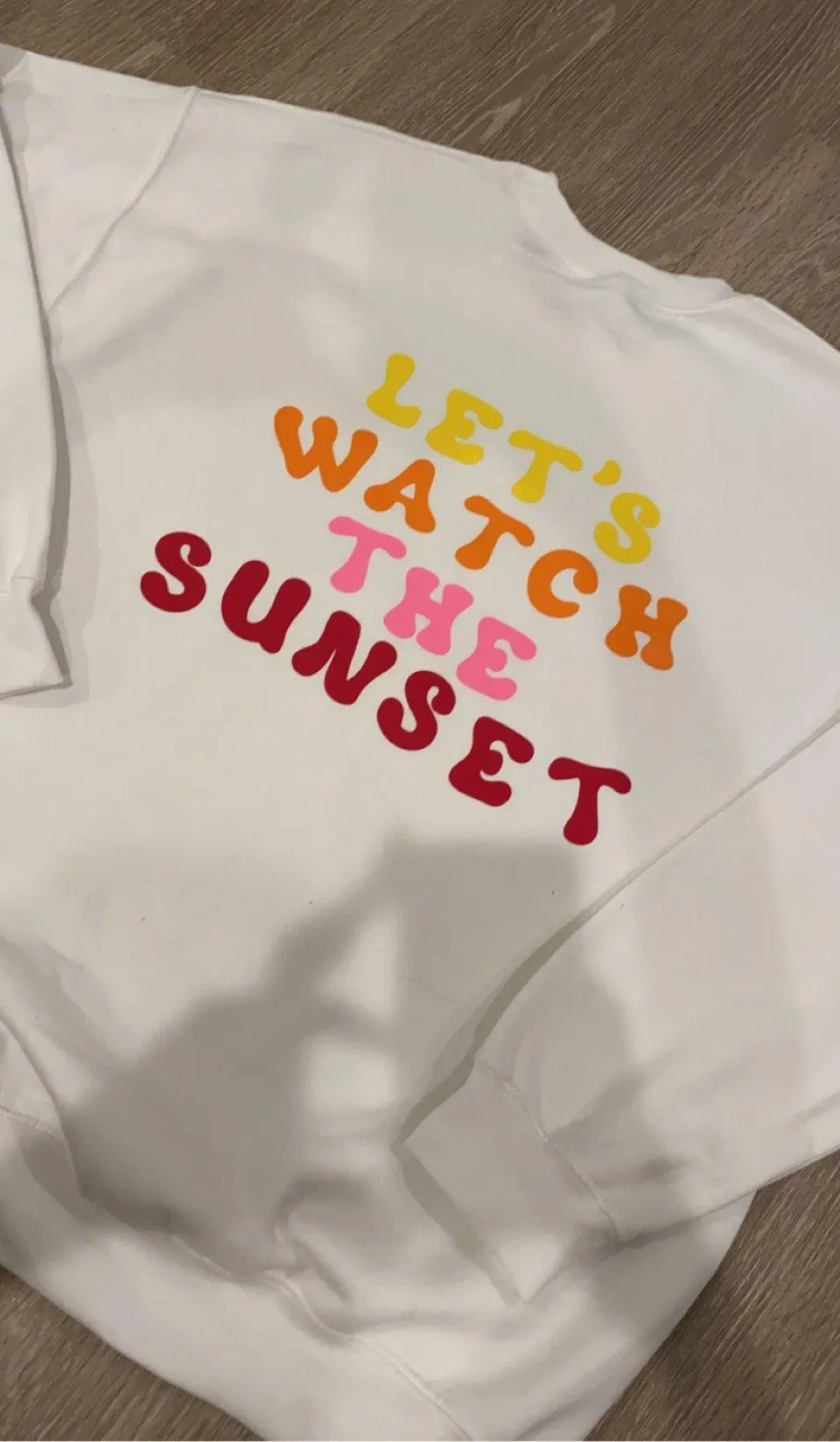 Let’s watch the sunset crewneck - Image 2