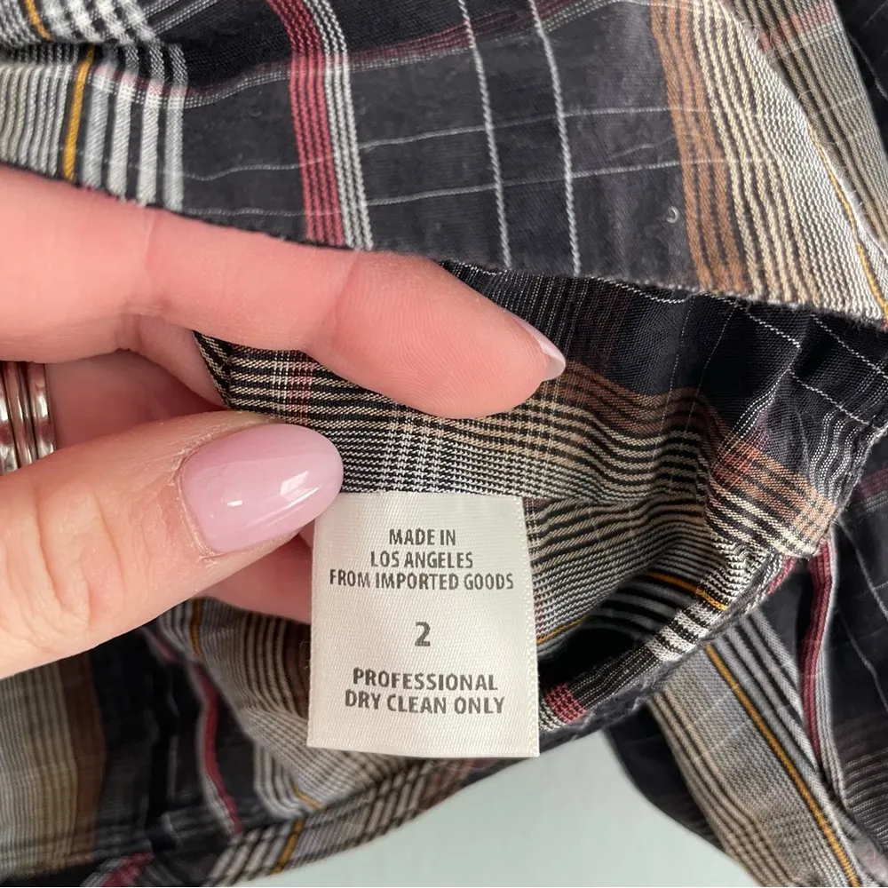 Stone Cold Fox Plaid Tie Crop Top 2 - Image 7