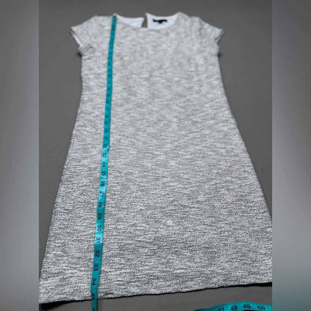 Banana Republic Cream with gold and gray accents textured Dress - Image 4