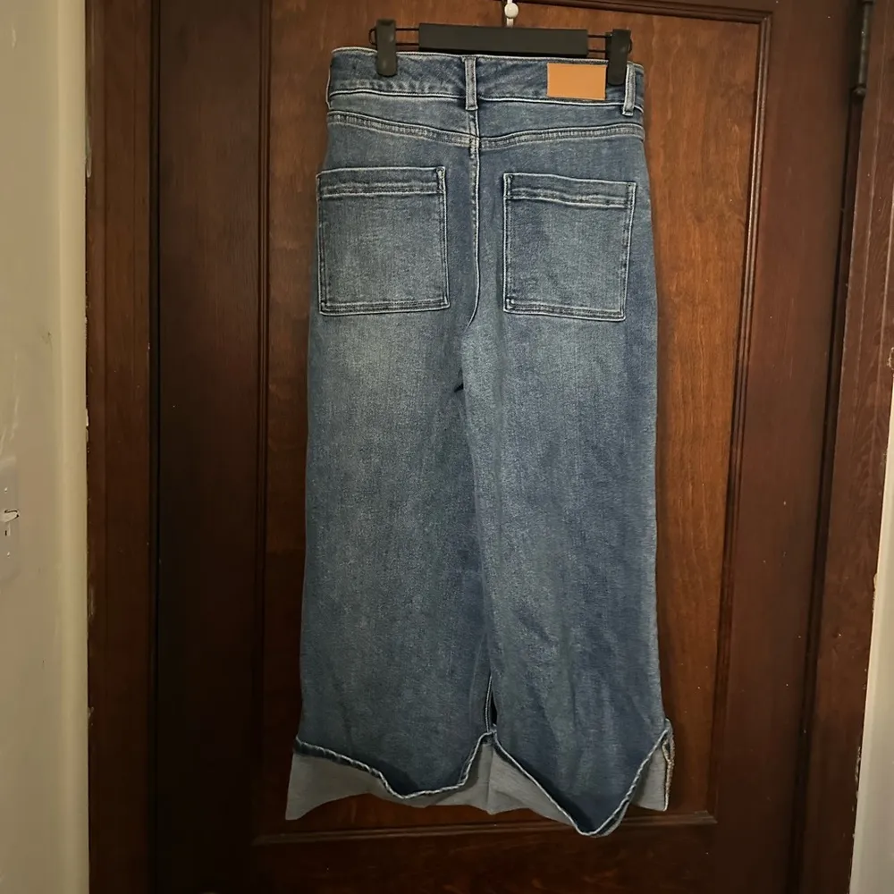 Dear John Audrey Wide Leg Cuffed Jeans Size 26 - Image 3