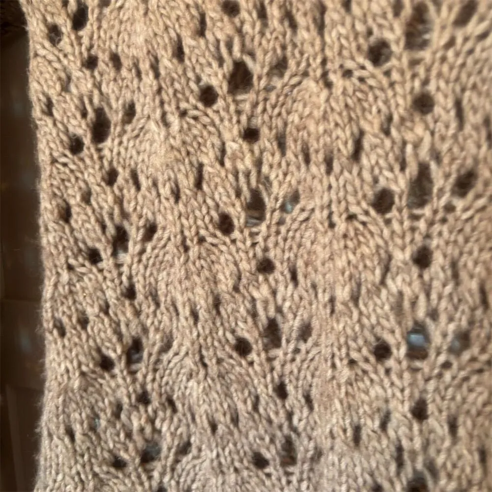 American Eagle Women's XS Beige Cardigan Sweater Long Sleeve V-Neck - Image 2