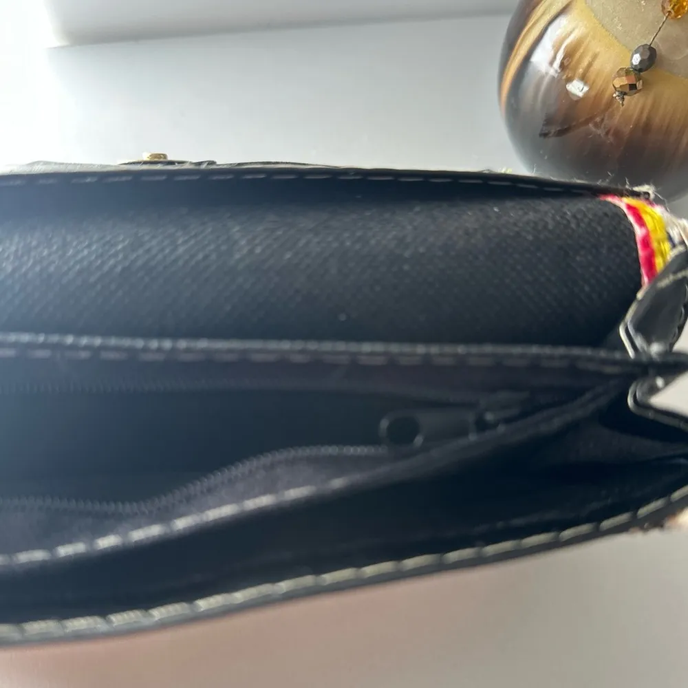 Frida Kahlo Yute Wallet/Coin Purse, Mexican Hand Made Craft - Image 7