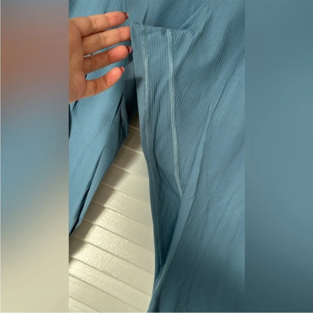 Lululemon Align Ribbed High-Rise in Utility Blue Size 10 - Image 6