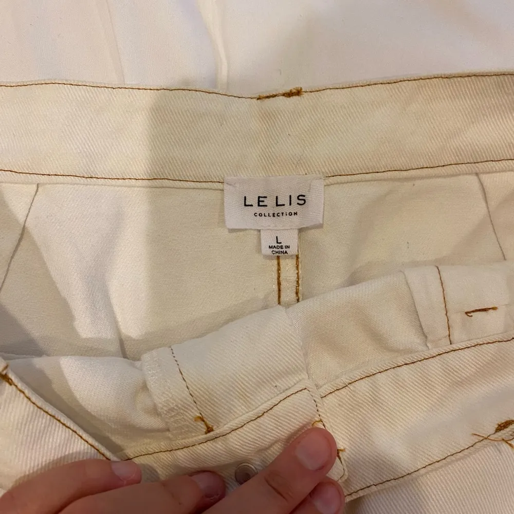 Frayed White Denim Skirt - Image 7