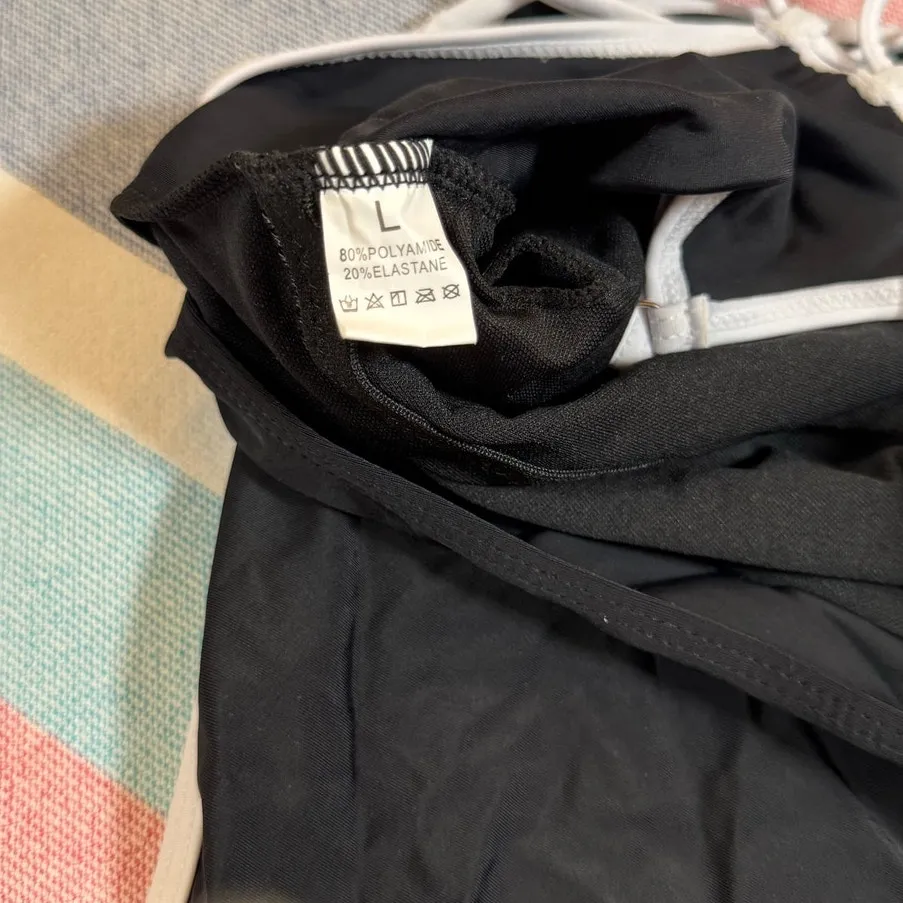 NWOT Black & White Sexy Lace - Image 6